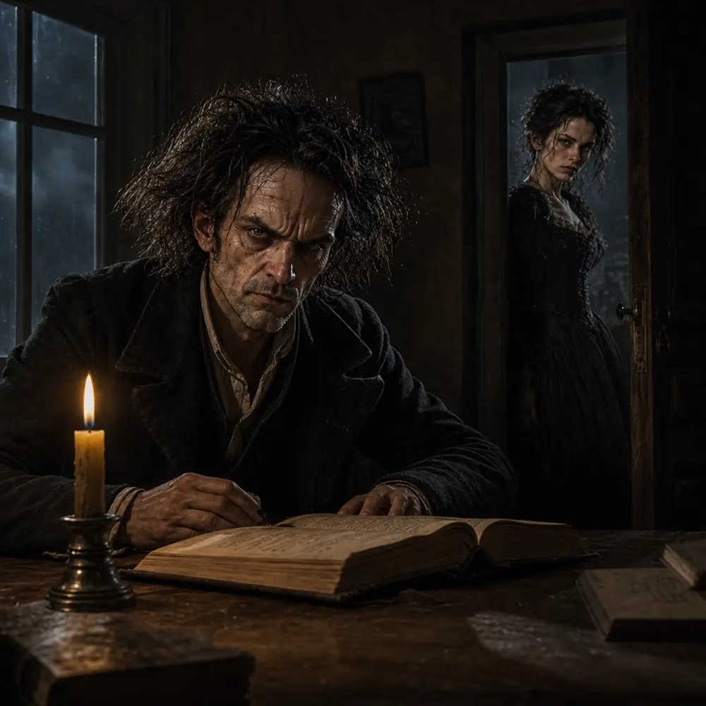 Ilustração da história de Frankenstein
